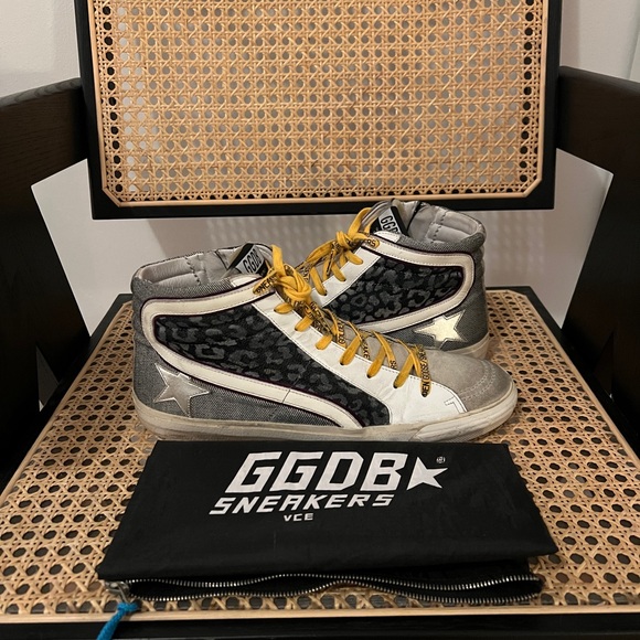 Golden Goose LAB Limited Edition Slide sneakers in denim & suede - Picture 5 of 9